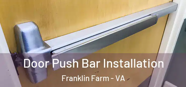  Door Push Bar Installation Franklin Farm - VA