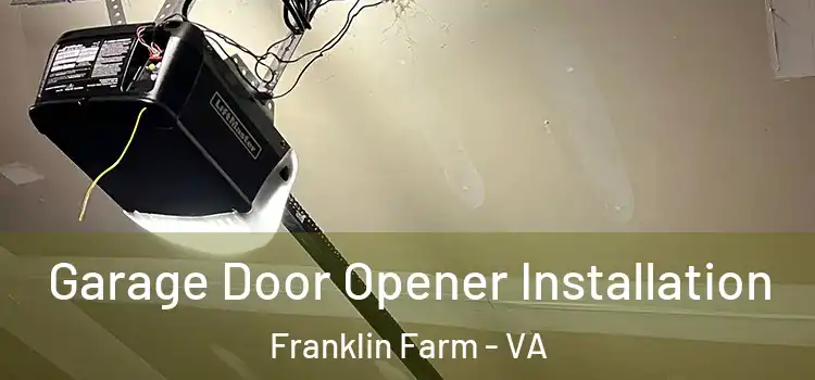  Garage Door Opener Installation Franklin Farm - VA