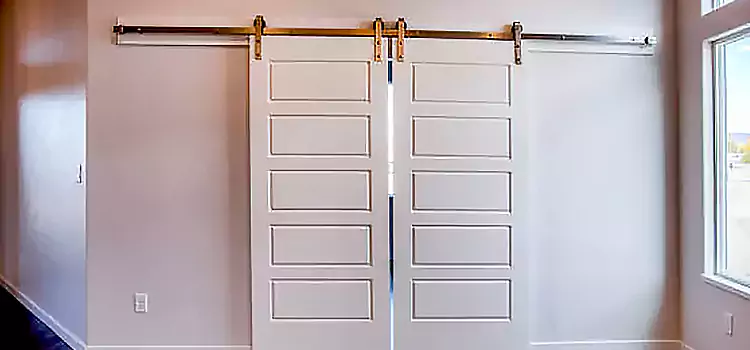 Glass Barn Door with Installation Hardware Kit Franklin Farm