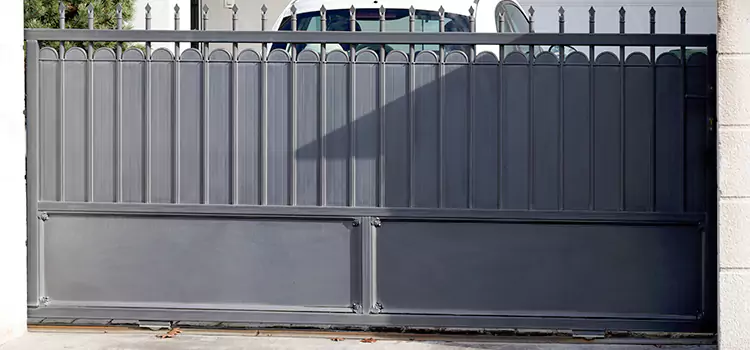 Metal Driveway Gate Installation Franklin Farm