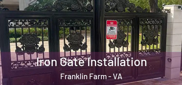  Iron Gate Installation Franklin Farm - VA