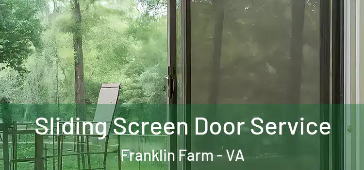  Sliding Screen Door Service Franklin Farm - VA