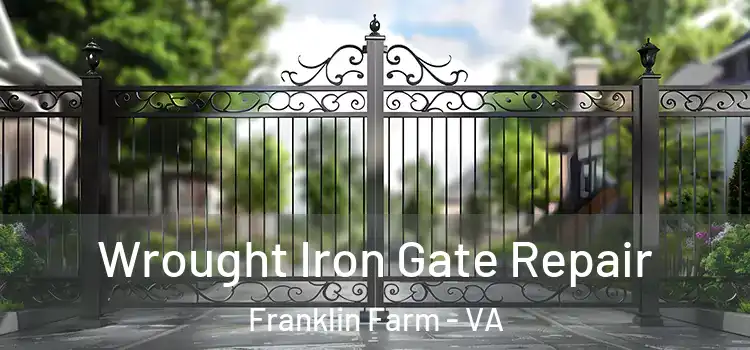 Wrought Iron Gate Repair Franklin Farm - VA